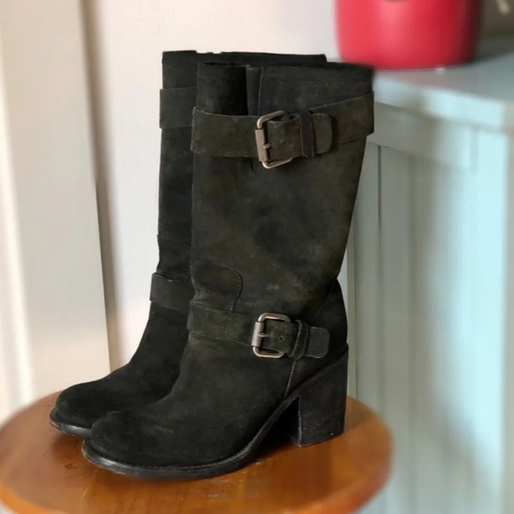 Vera Wang Lavender Label Shoes - Vera Wang Cameron Double Buckle Boot